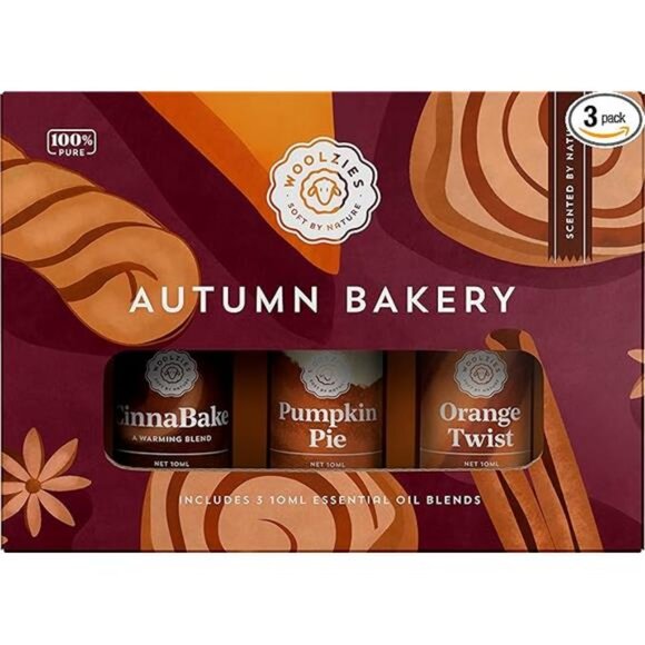 Woolzies Autumn Bakery Fall Essential Oil Set of 3 | Includes Pumpkin Pie,‎ - Picture 6 of 6